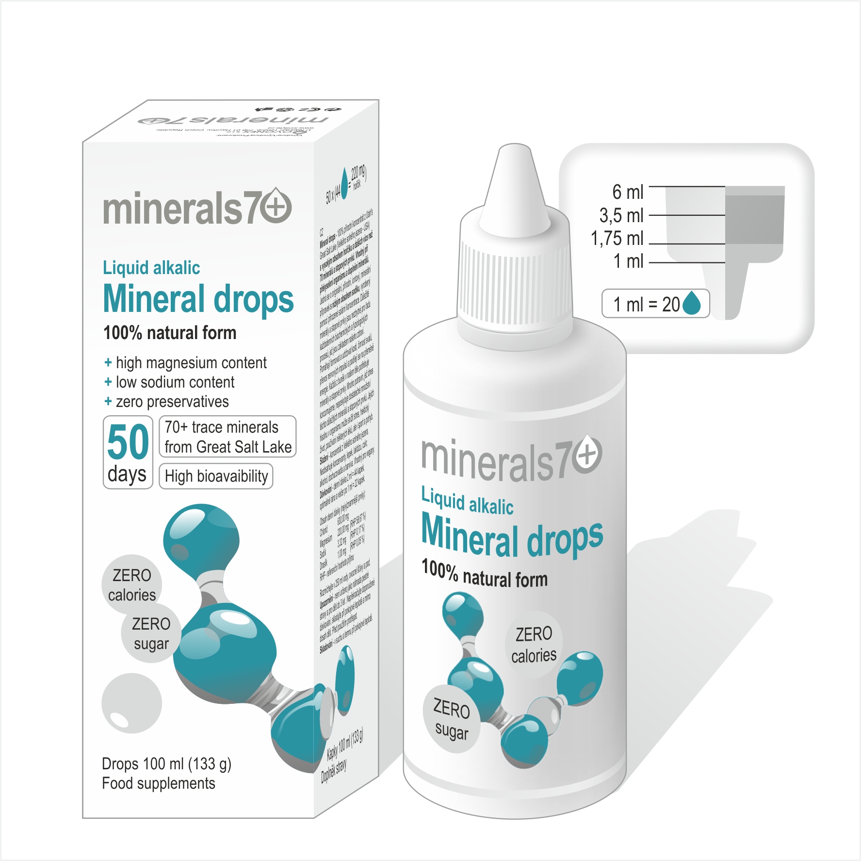 Mineral Drops liquid alkalic - Ovonex