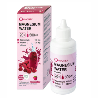 Magnesium water Malina 20 x 500 ml - Ovonex